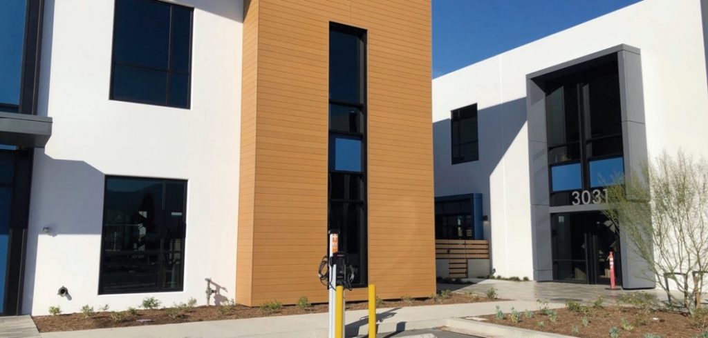 Commercial Complex Siding Featuring 6” Flat Profile