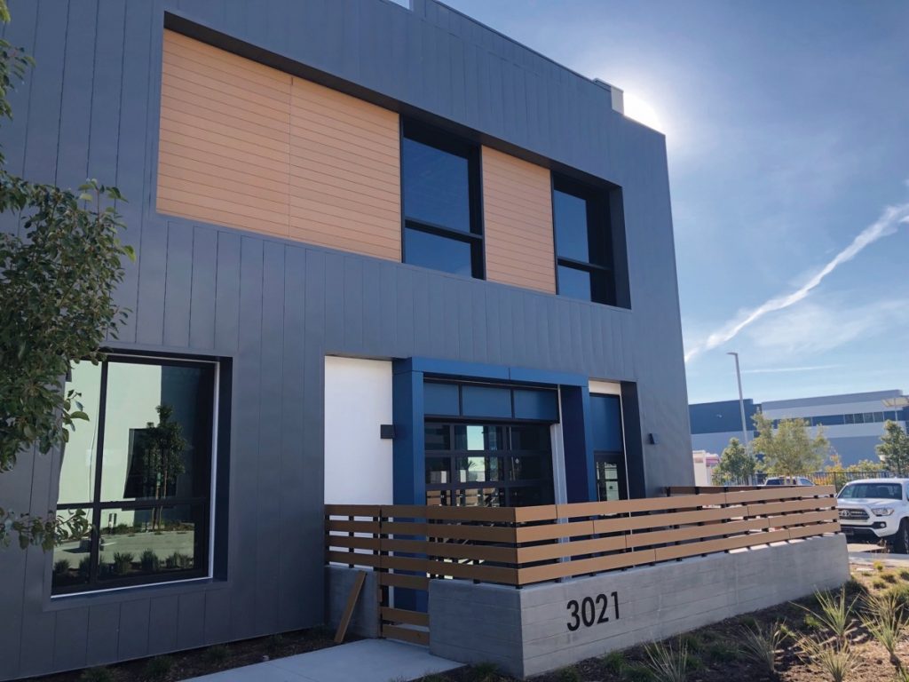 Commercial Complex Siding Featuring 6” Flat Profile